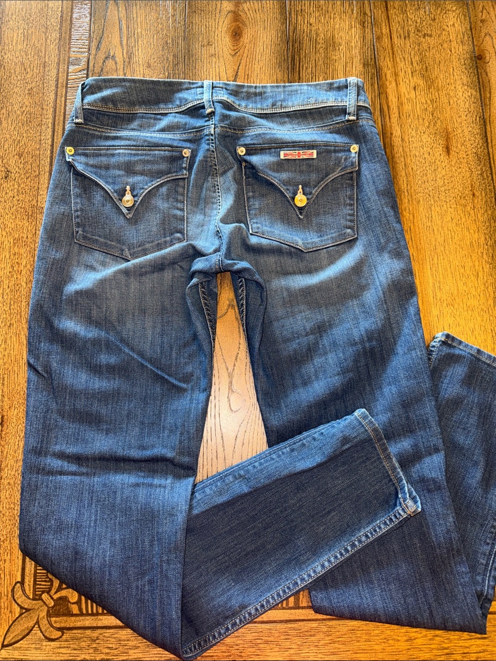 Hudson Jeans Collin Flap Skinny Women's Jeans - Blue Denim